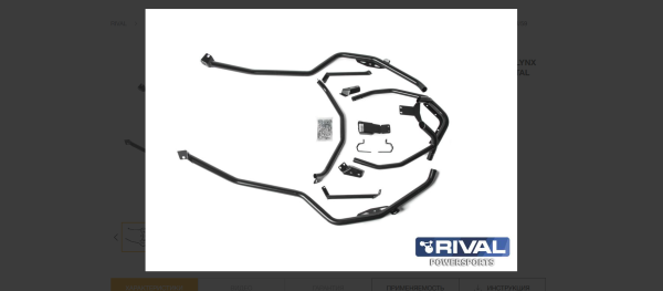 Бампер передний с боковой защитой BRP Lynx Commander/59 Ranger/X-Terrain Brutal Radein Wide 20" комплект 2 части  Бампер передний с боковой защитой BRP Lynx Commander/59 Ranger/X-Terrain Brutal Radein Wide 20" комплект 2 части